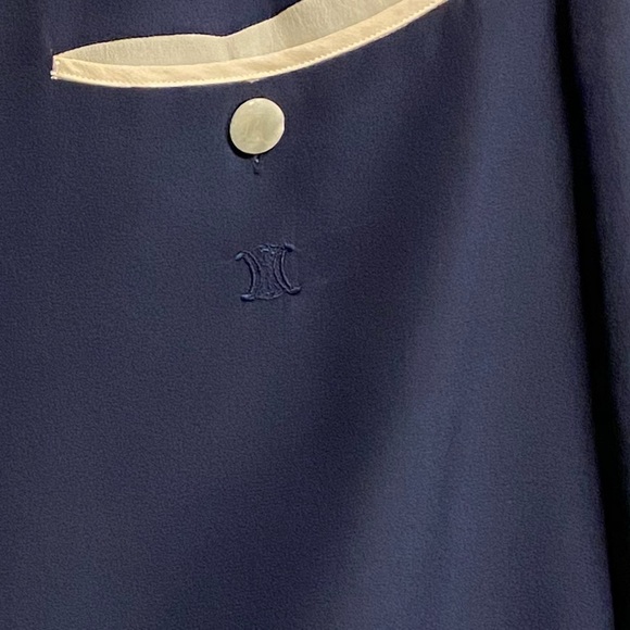 Celine Paris Vintage Silk Blouse Size 40. (6-8) - Picture 2 of 9